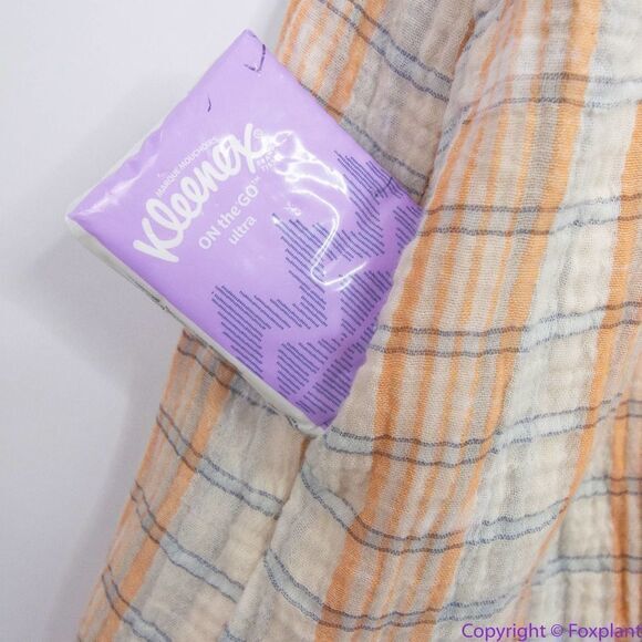 NEW Free People Moon Bay‎ Mixed Plaid Top shirt, XS - Picture 14 of 16